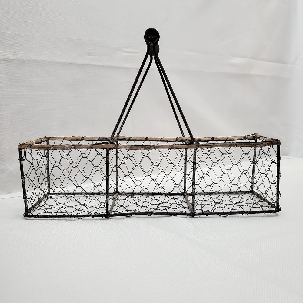 Farmhouse Style Utensil Holder Cooking Caddy or Spoons/Forks/Knives...